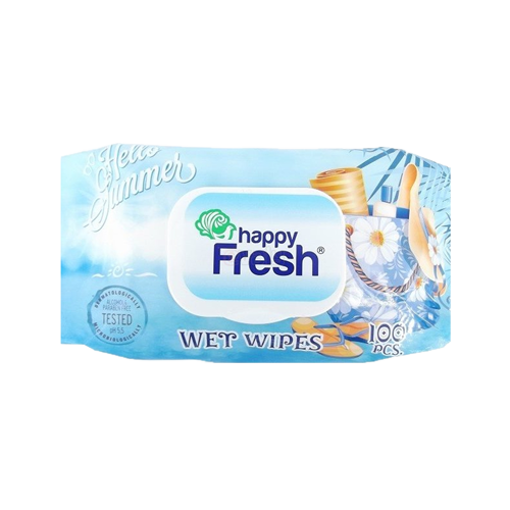 Picture of Happy Fresh Wet Wipes - 120 pcs