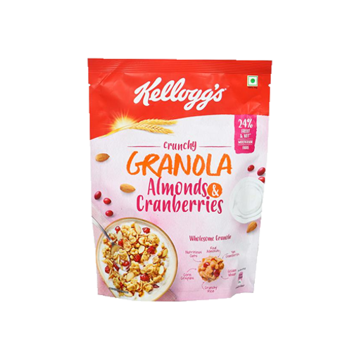Picture of Kellogg's Crunchy Granola Almonds & Cranberries - 150 gm