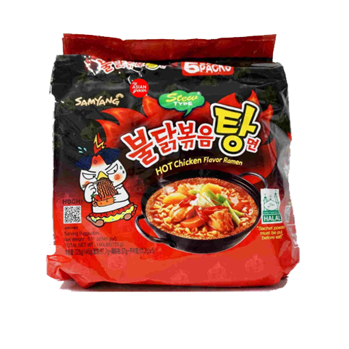 Picture of Samyang Stew Type Hot Chicken Ramen - 5 Packets