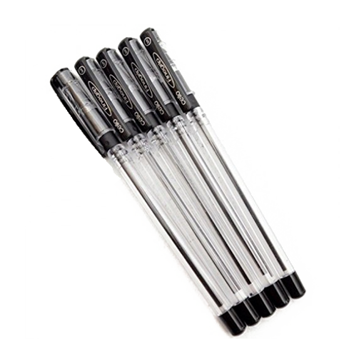 Picture of Cello Finegrip Black Pen - 5 pcs