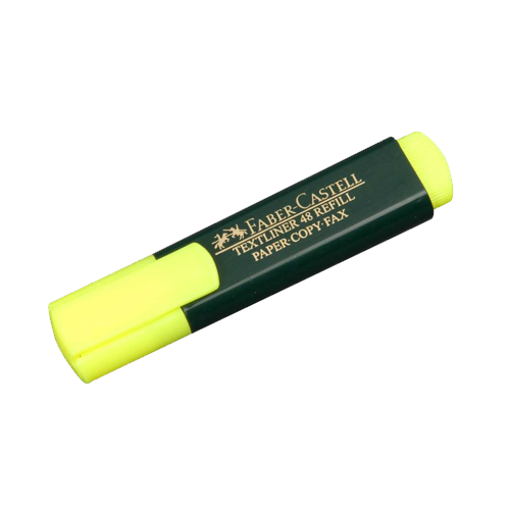 Picture of Faber Castell Highlighter Marker Lemon - Each