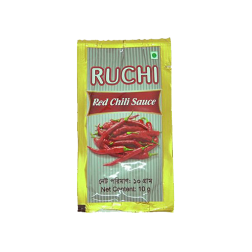 রুচি লাল মরিচ সস - ১০ গ্রাম এর ছবি